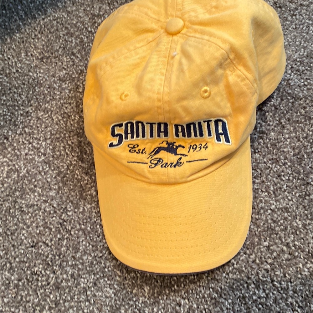 Santa Anita Yellow Baseball Cap